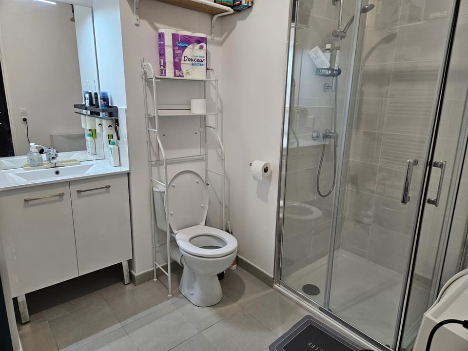 Toilet, Bathroom, towels