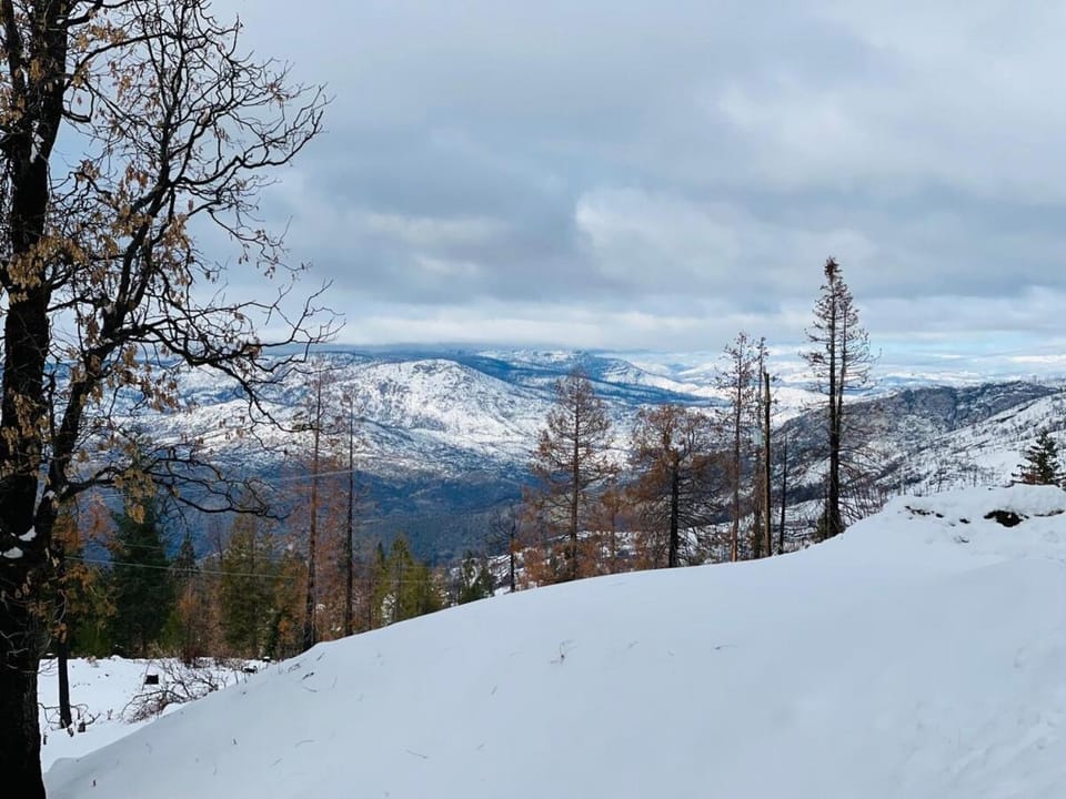 Day, Natural landscape, Winter, Mountain view
