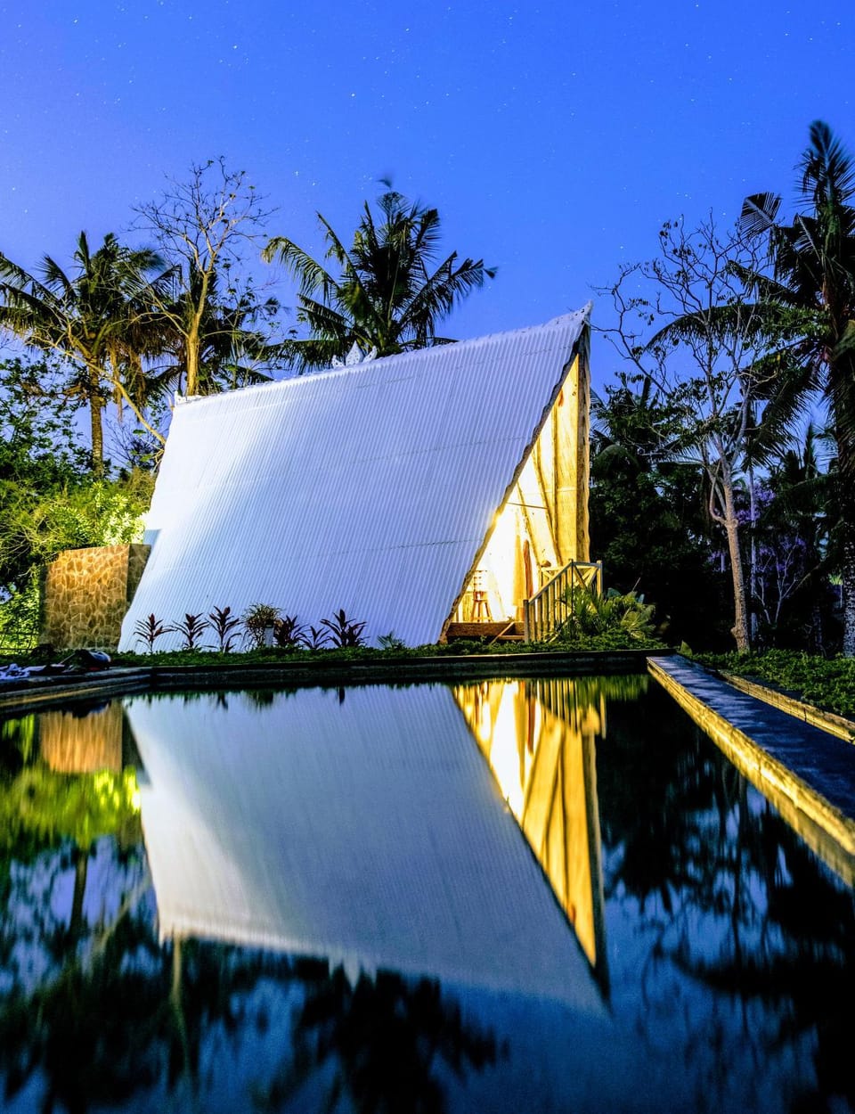 Day, Natural landscape, Garden, Garden view, Pool view, Swimming pool
