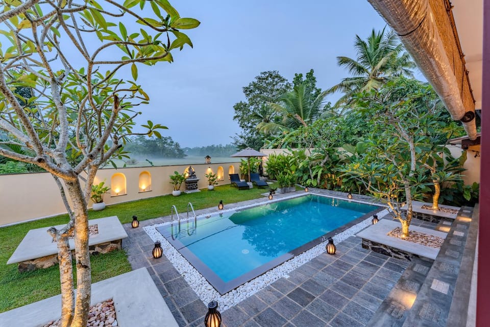 Garden, Swimming pool, sunbed