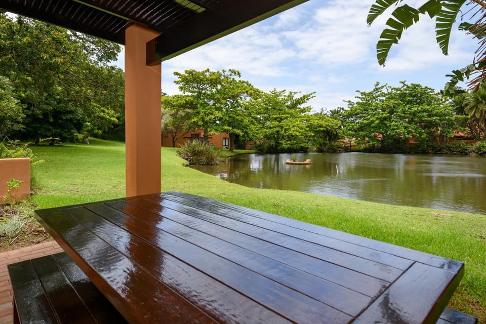 Patio, Seating area, Lake view