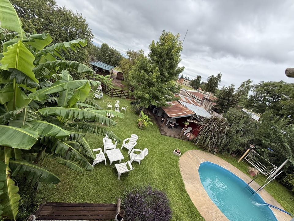 Spring, Day, Natural landscape, Garden, Garden view, Pool view, Swimming pool, sunbed