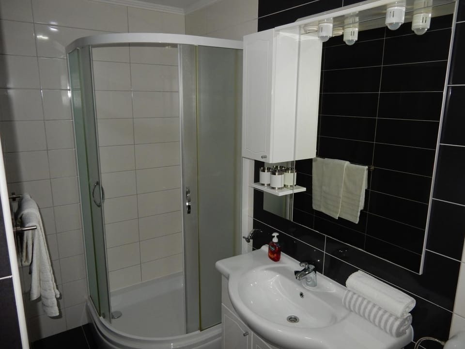 Shower, Toilet, Bathroom, towels