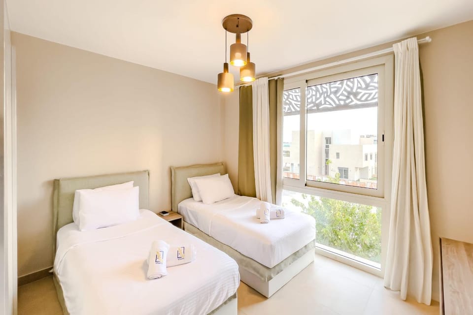 Radiant & Refined 2BDR MangroovyFree Beach & Pool Apartment in Hurghada