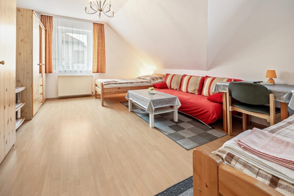 Property building, Living room, Bedroom