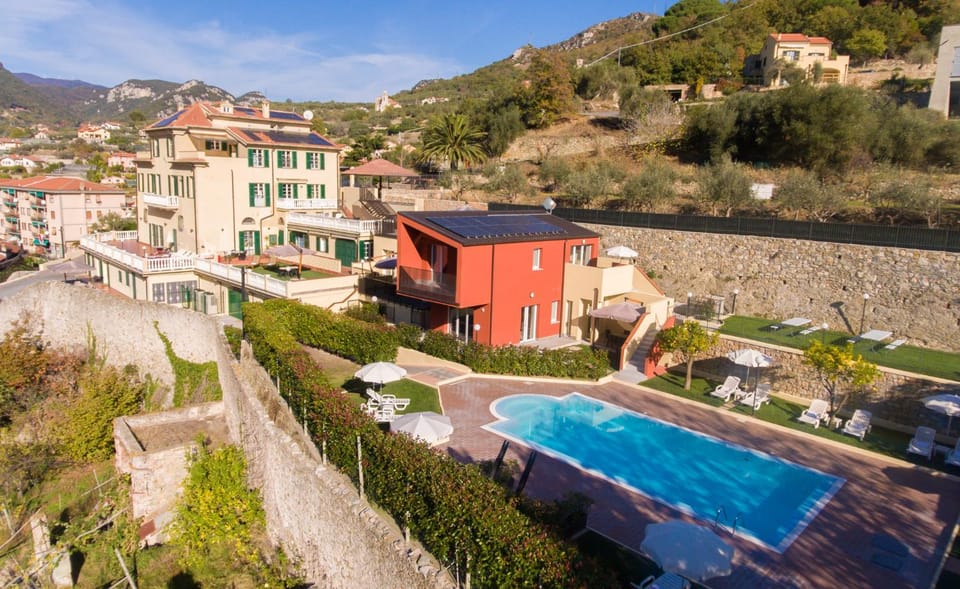 Day, Bird's eye view, Mountain view, Swimming pool
