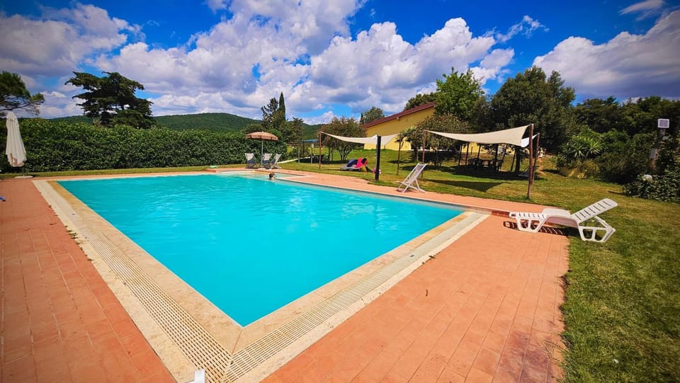 Property building, Living room, Swimming pool