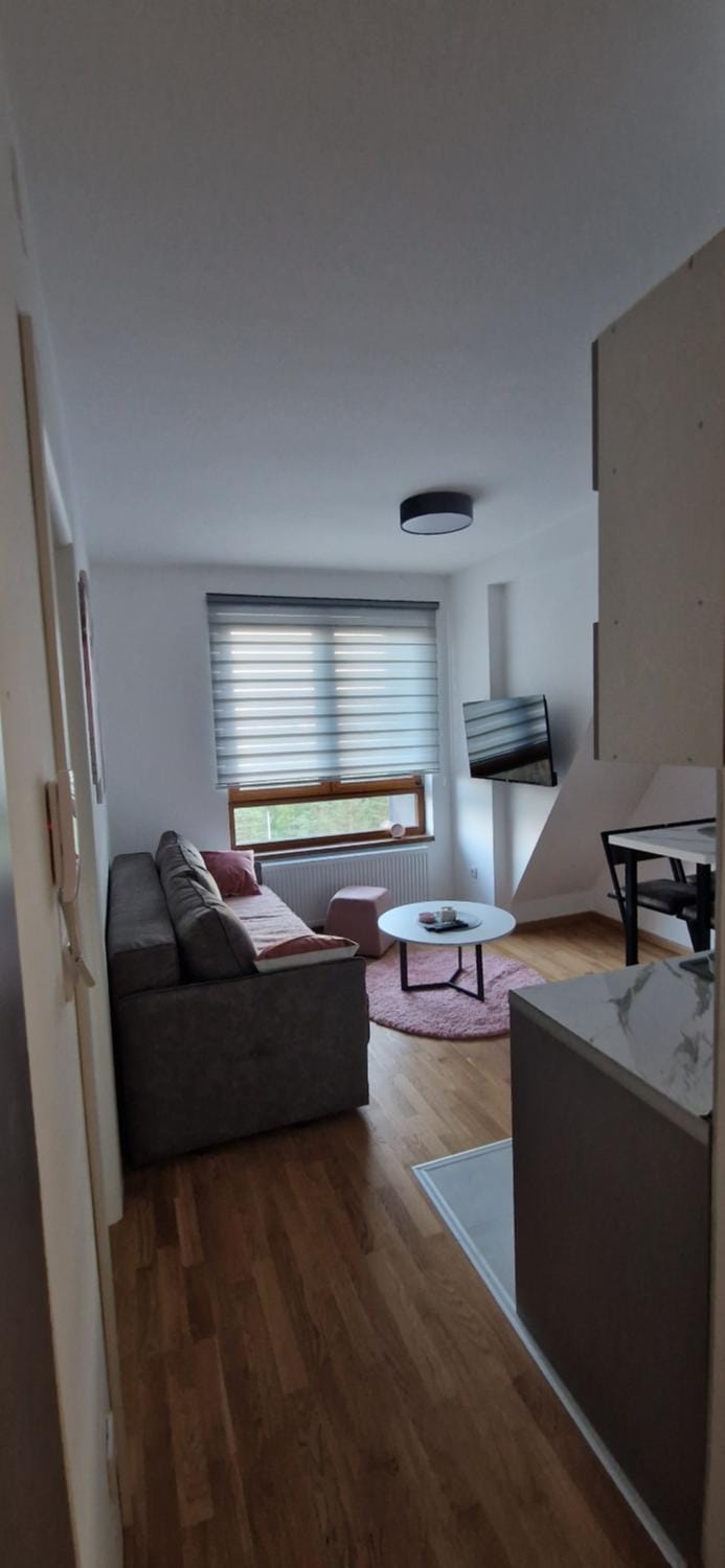Bed, TV and multimedia, Living room, Photo of the whole room, Seating area, Bedroom