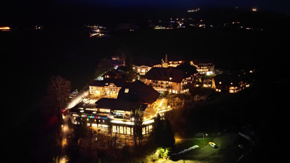 Night, Natural landscape, Bird's eye view