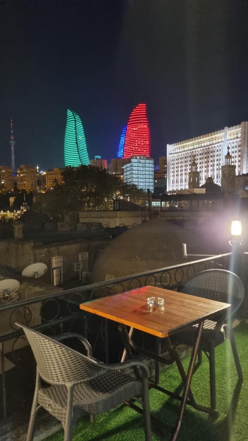 Property building, Night, City view