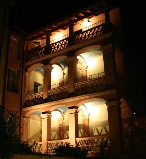 Property building, Night, View (from property/room), Balcony/Terrace