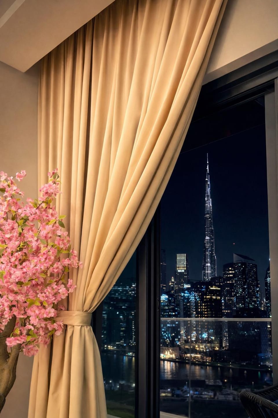 Night, Living room, City view, City view, Landmark view, Landmark view
