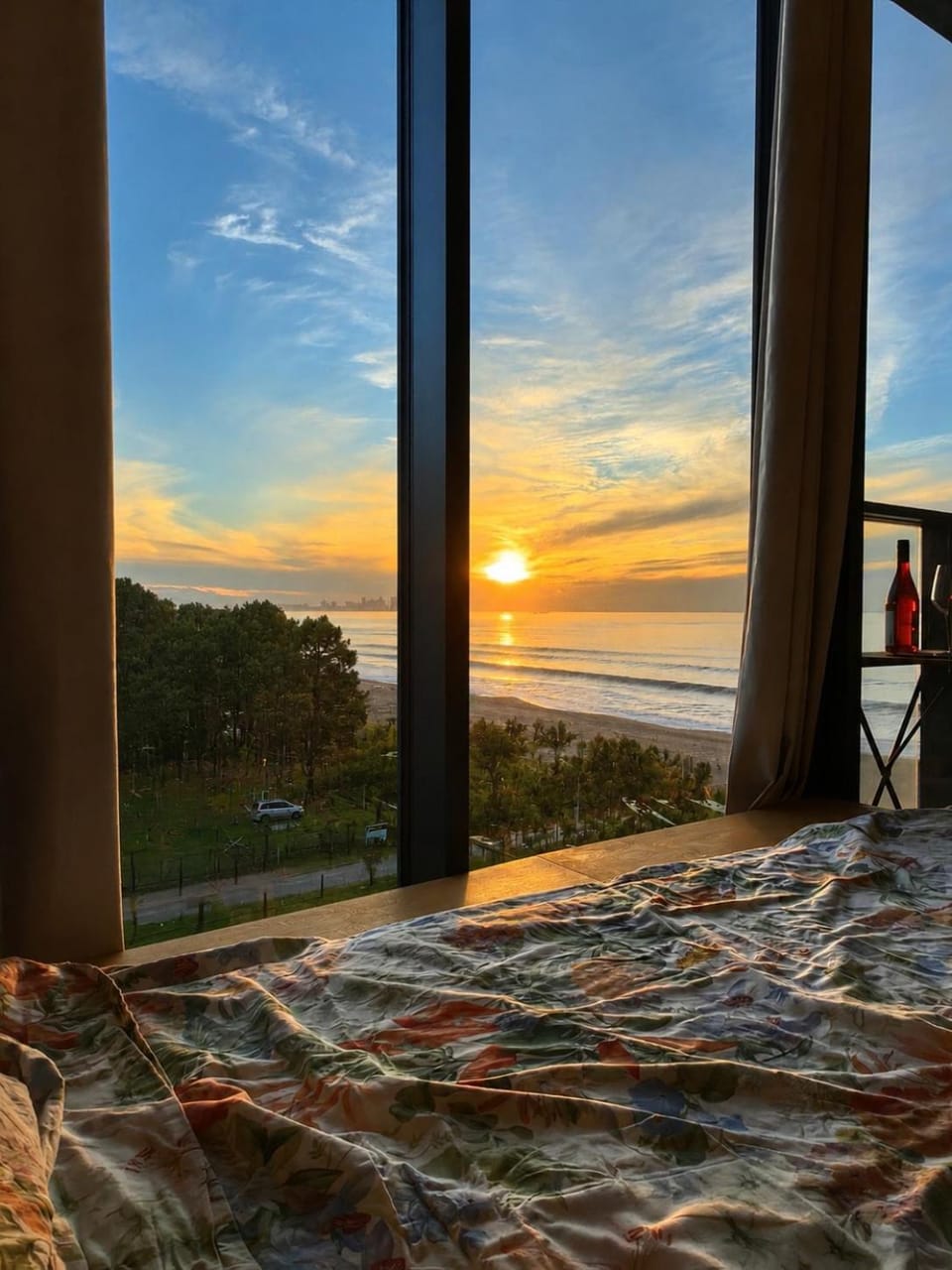 Bed, View (from property/room), Bedroom, City view, Garden view, Sea view, Street view, Sunset