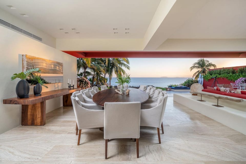 Stunning 5Bd Beachfront Villa Fully Staffed w Golf, Spa, Beach Clubs & More Villa in State of Nayarit