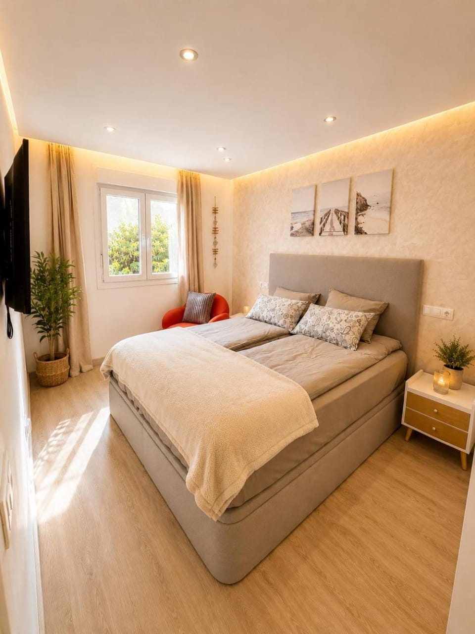 Bed, Bedroom