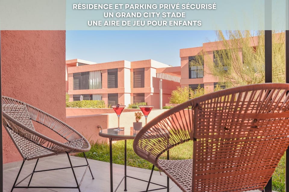 Lina cosy - Clim, Wifi, Jardin à 10min de l'Aéroport Apartment in Marrakesh