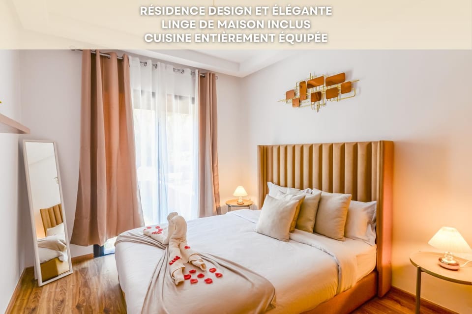 Lina cosy - Clim, Wifi, Jardin à 10min de l'Aéroport Apartment in Marrakesh
