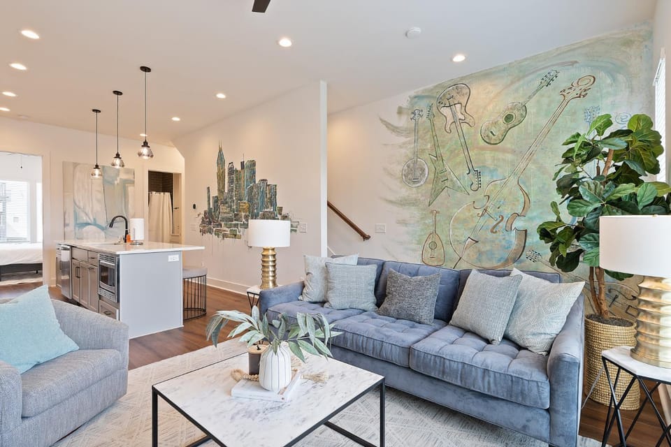 Kitchen or kitchenette, Living room