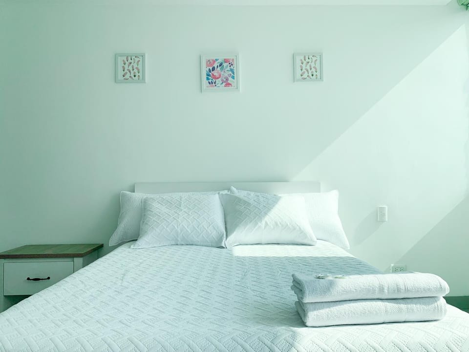 Bed, Photo of the whole room, Bedroom, air conditioner