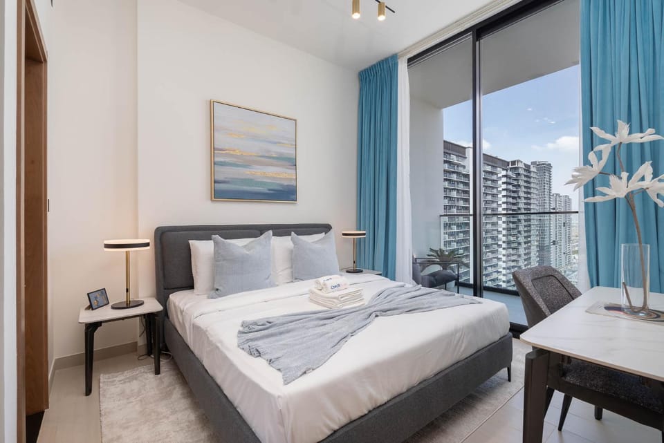 Bed, View (from property/room), Bedroom, towels