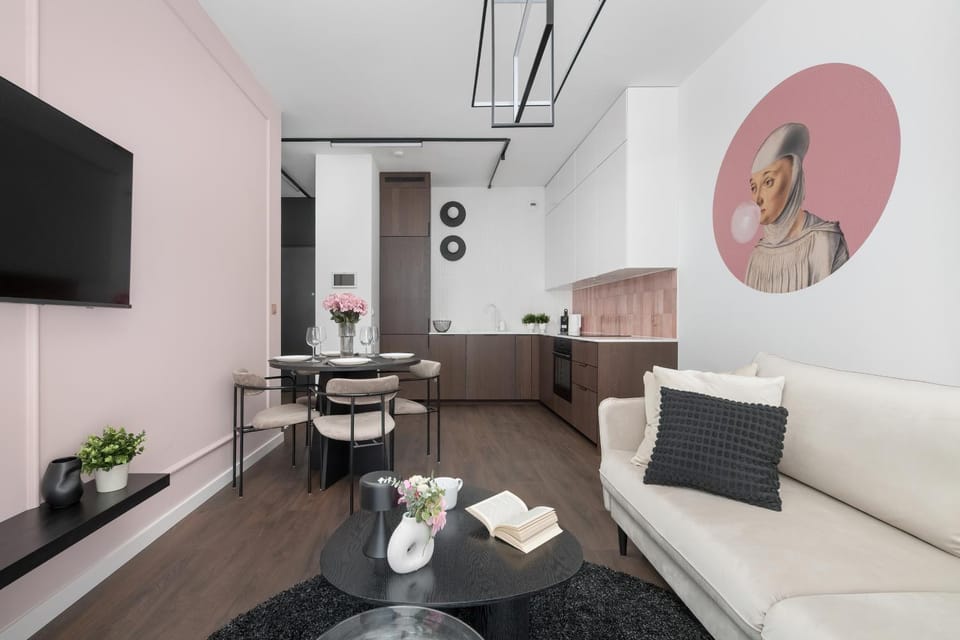 TV and multimedia, Kitchen or kitchenette, Living room, Seating area, Dining area, Evening entertainment