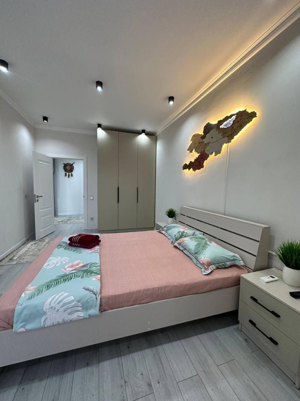 Bed, Bedroom, wardrobe