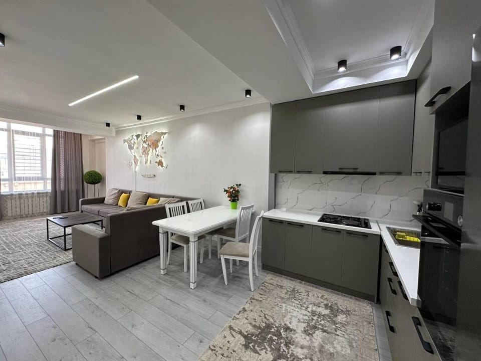 Living room, Seating area, kitchen