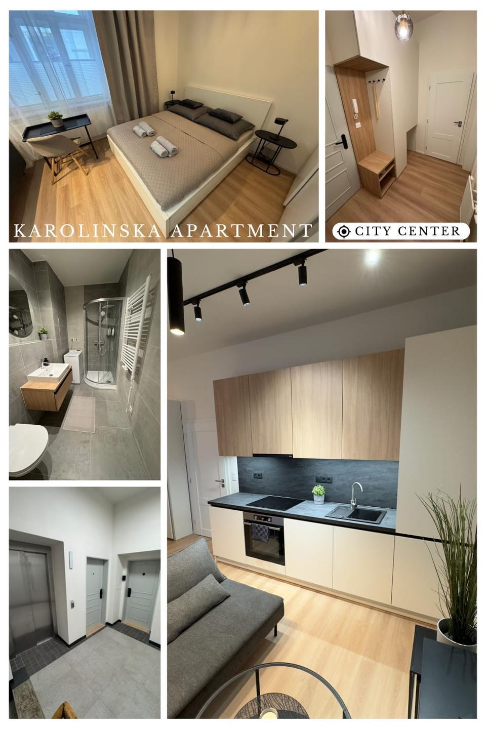 Kitchen or kitchenette, Living room, Seating area