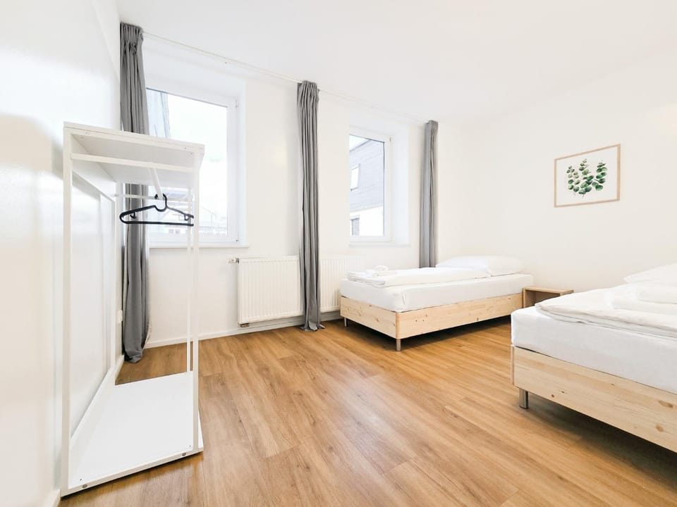 Bed, Photo of the whole room, Bedroom, heating, wardrobe