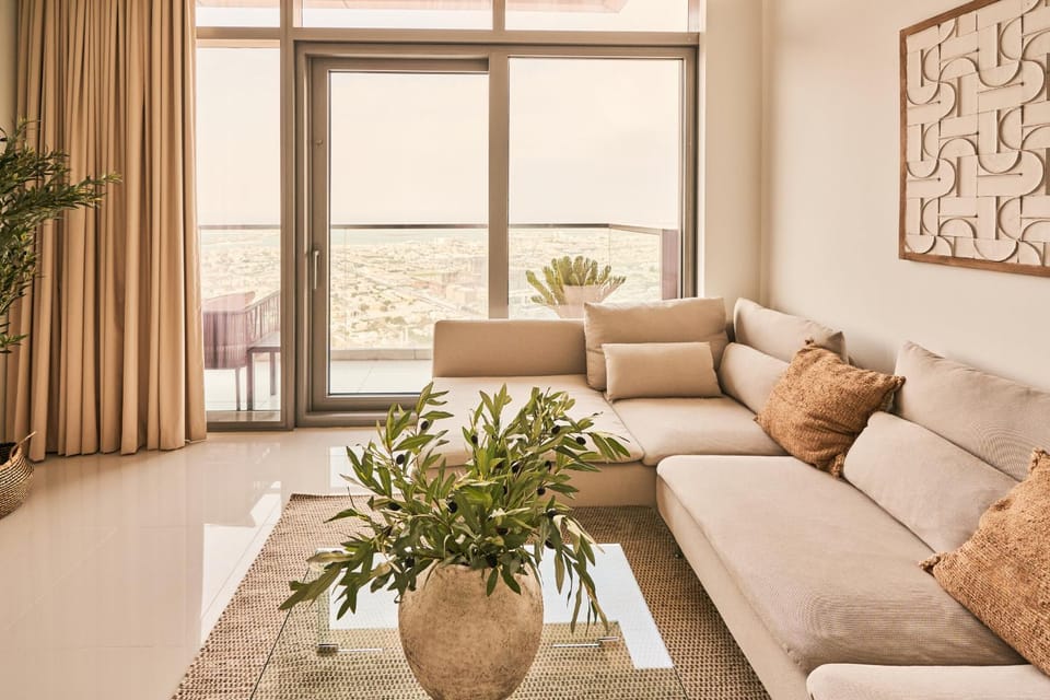 Balcony/Terrace, Living room, Seating area, City view