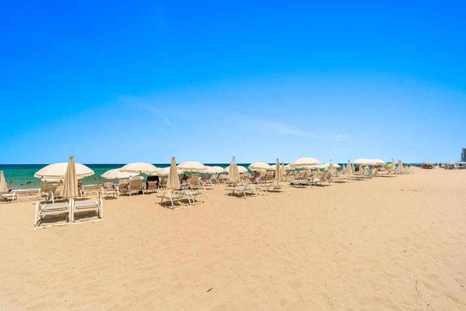Beach, sunbed