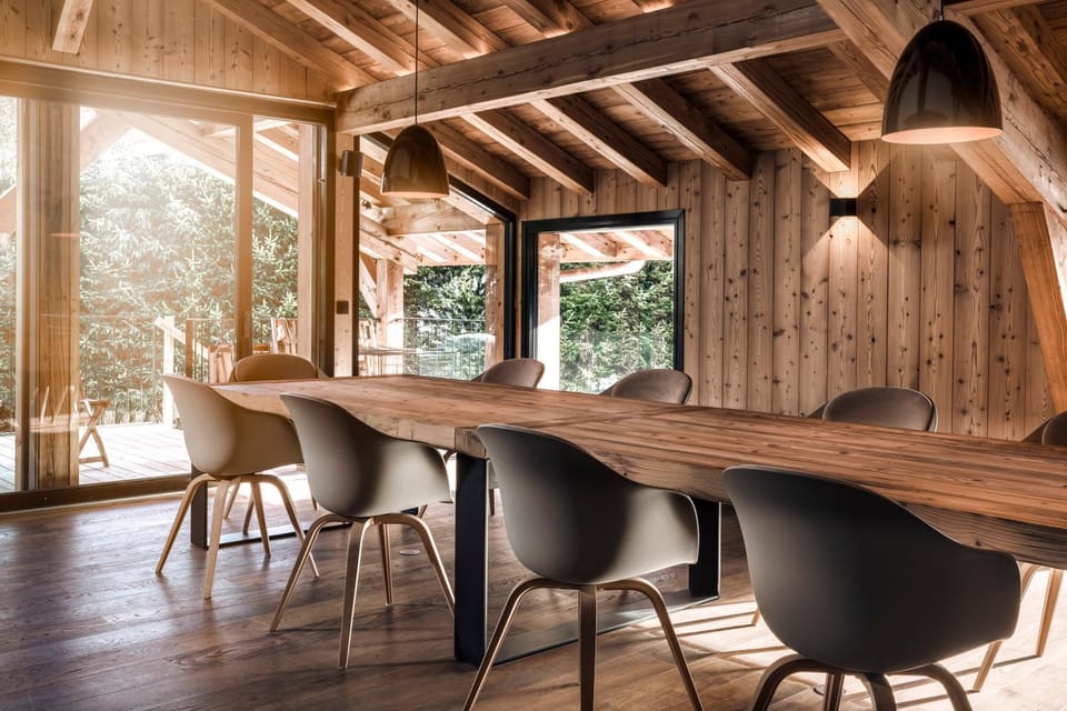 MEGEVE Chalet d'architecte pour 16 personnes Chalet in Megève