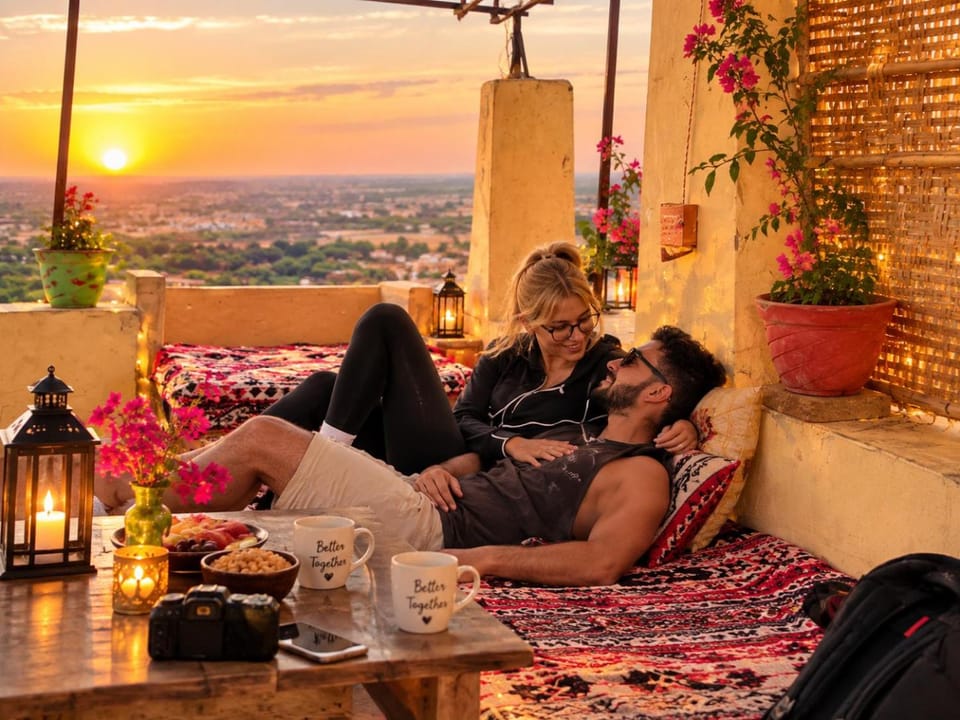 People, View (from property/room), Seating area, Guests, Sunrise