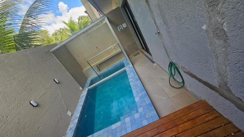 Apt com piscina e sauna privativo em Milagres, Praia do Riacho Apartment in State of Alagoas, Brazil