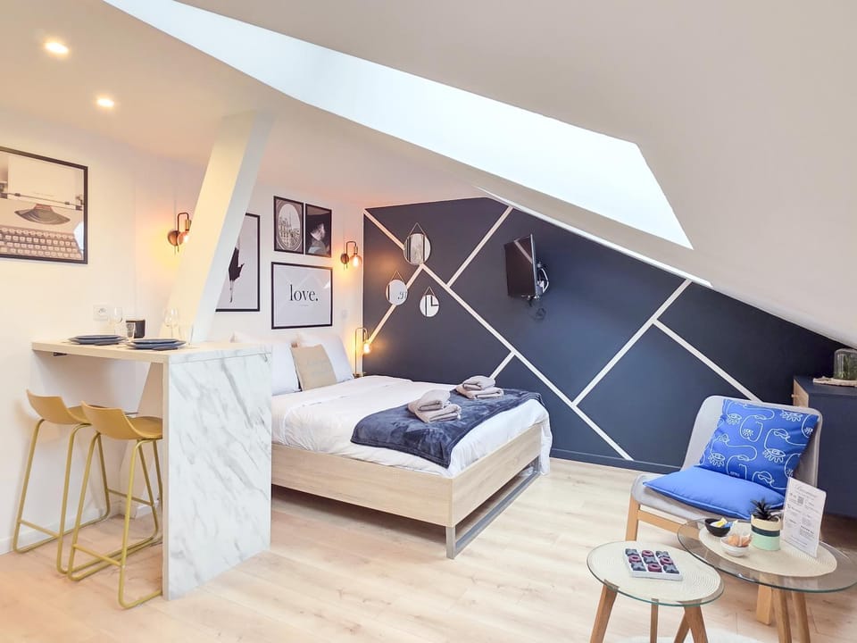 Bleu Chic Élégance Contemporaine - Proche Mer Apartment in Brittany