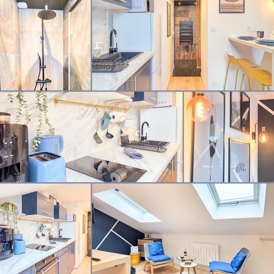 Bleu Chic Élégance Contemporaine - Proche Mer Apartment in Brittany