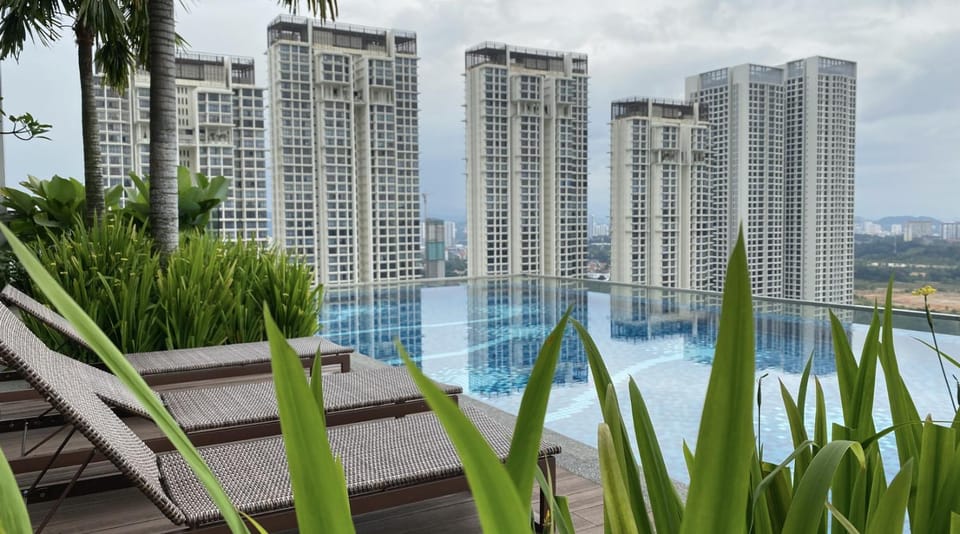 Property building, City view, Pool view, Swimming pool