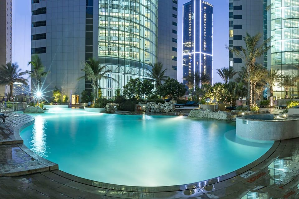 Night, Swimming pool