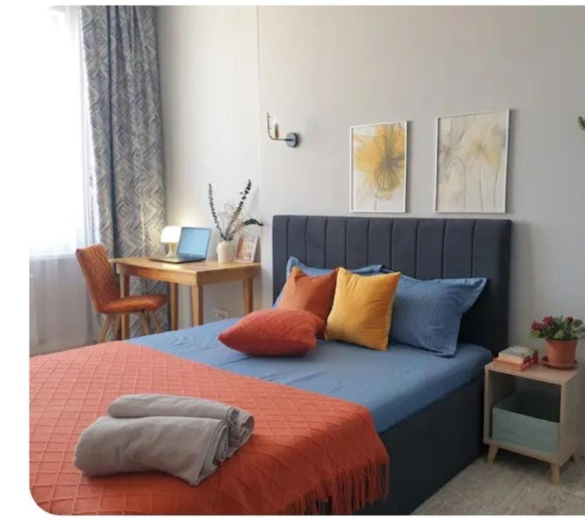 Просторная 2-комнатная с 2 ванными Сияние гор и город, район Мега Apartment in Almaty