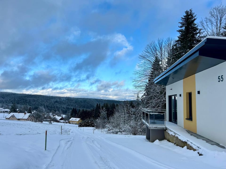 Property building, Natural landscape, Winter