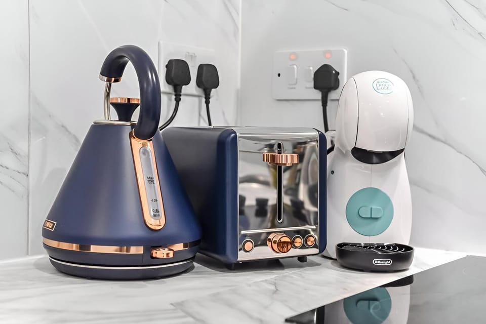 Coffee/tea facilities, Kitchen or kitchenette, toaster