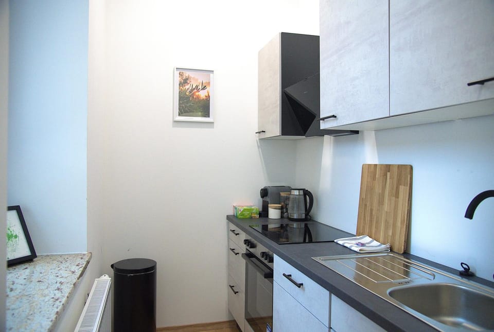 Coffee/tea facilities, Kitchen or kitchenette, minibar, stove