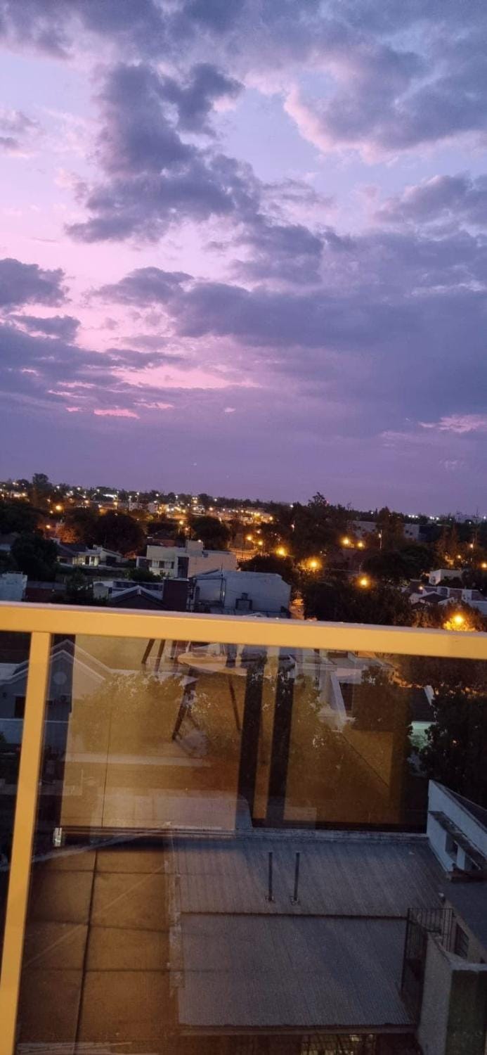 Night, View (from property/room), Balcony/Terrace, City view, Sunset