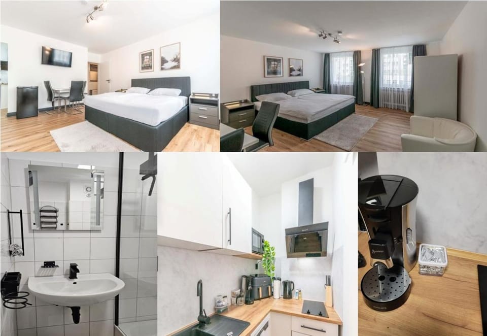 Bed, Bathroom, TV and multimedia, Kitchen or kitchenette, Photo of the whole room, Dining area, Bedroom, kitchen