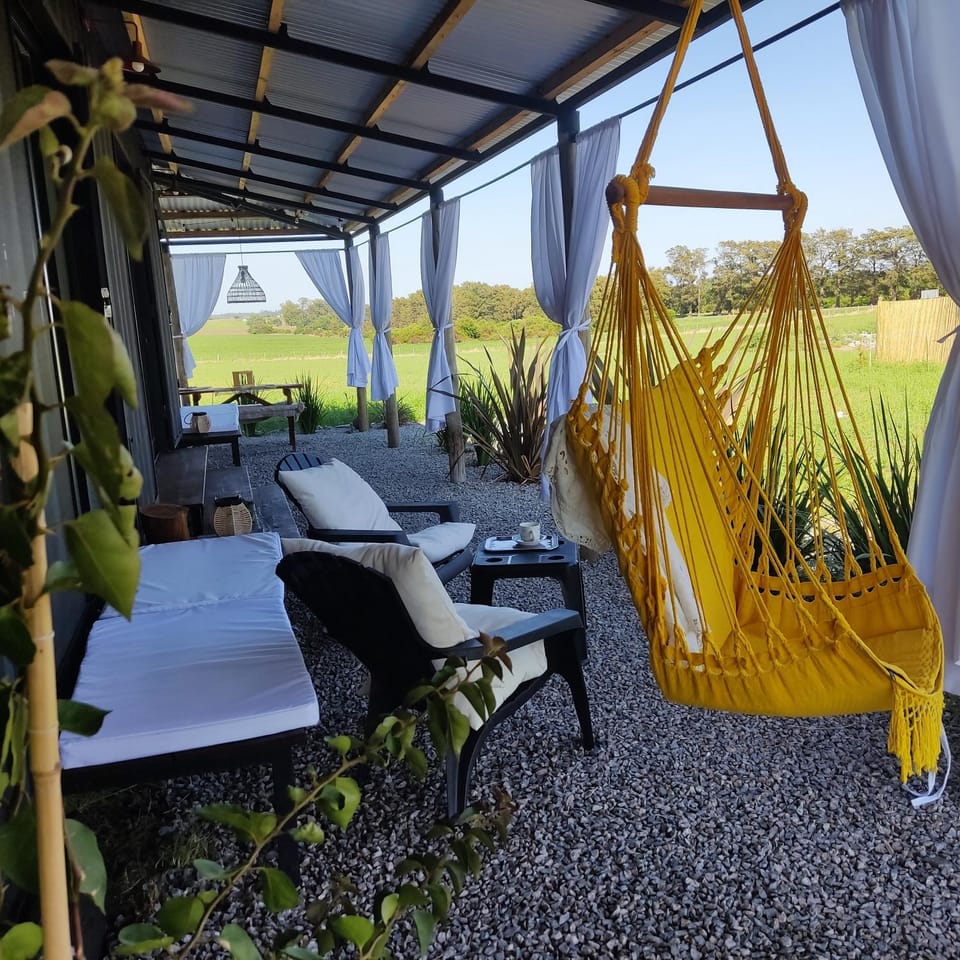 Patio, Living room, Garden view
