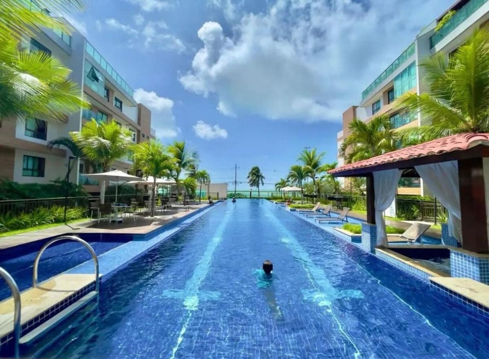 Pool view, Swimming pool, sunbed