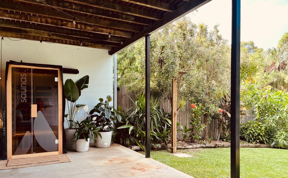 Sauna, Garden view