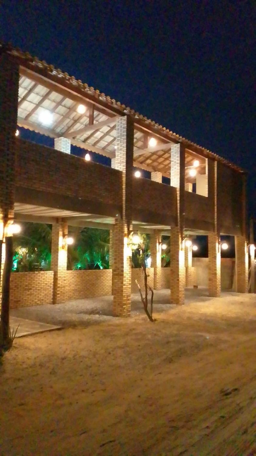 Property building, Night, Parking