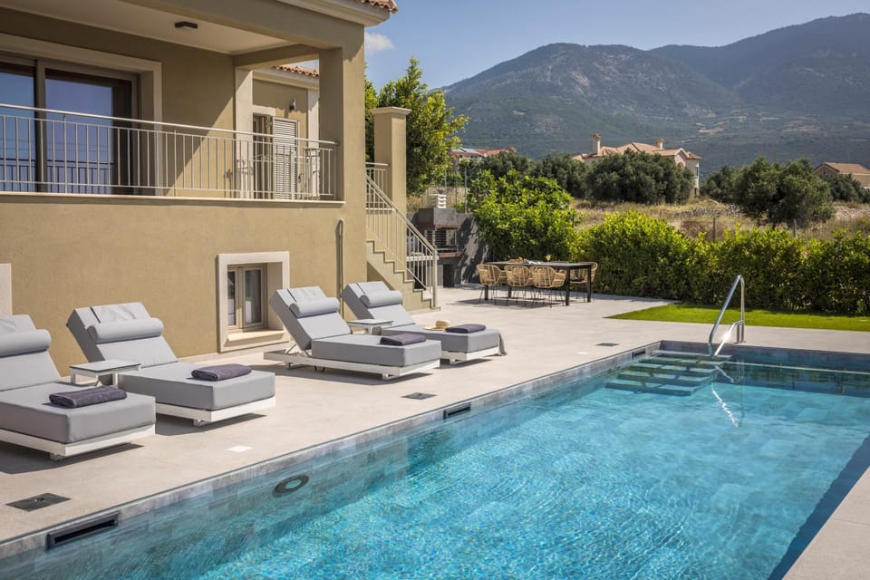 Patio, Natural landscape, Mountain view, Pool view, Swimming pool