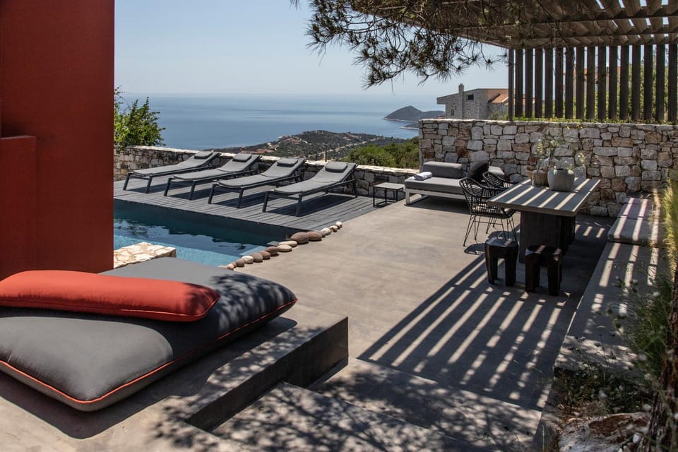Natural landscape, Pool view, sunbed